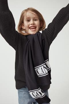 Accesorios Canada Goose Niños México - Merino Bufanda Negros UX8503614